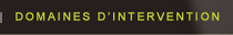 Domaine d'intervention